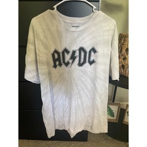 Like New Gray Tie Dye AC/DC shirt. Purchased at Target.